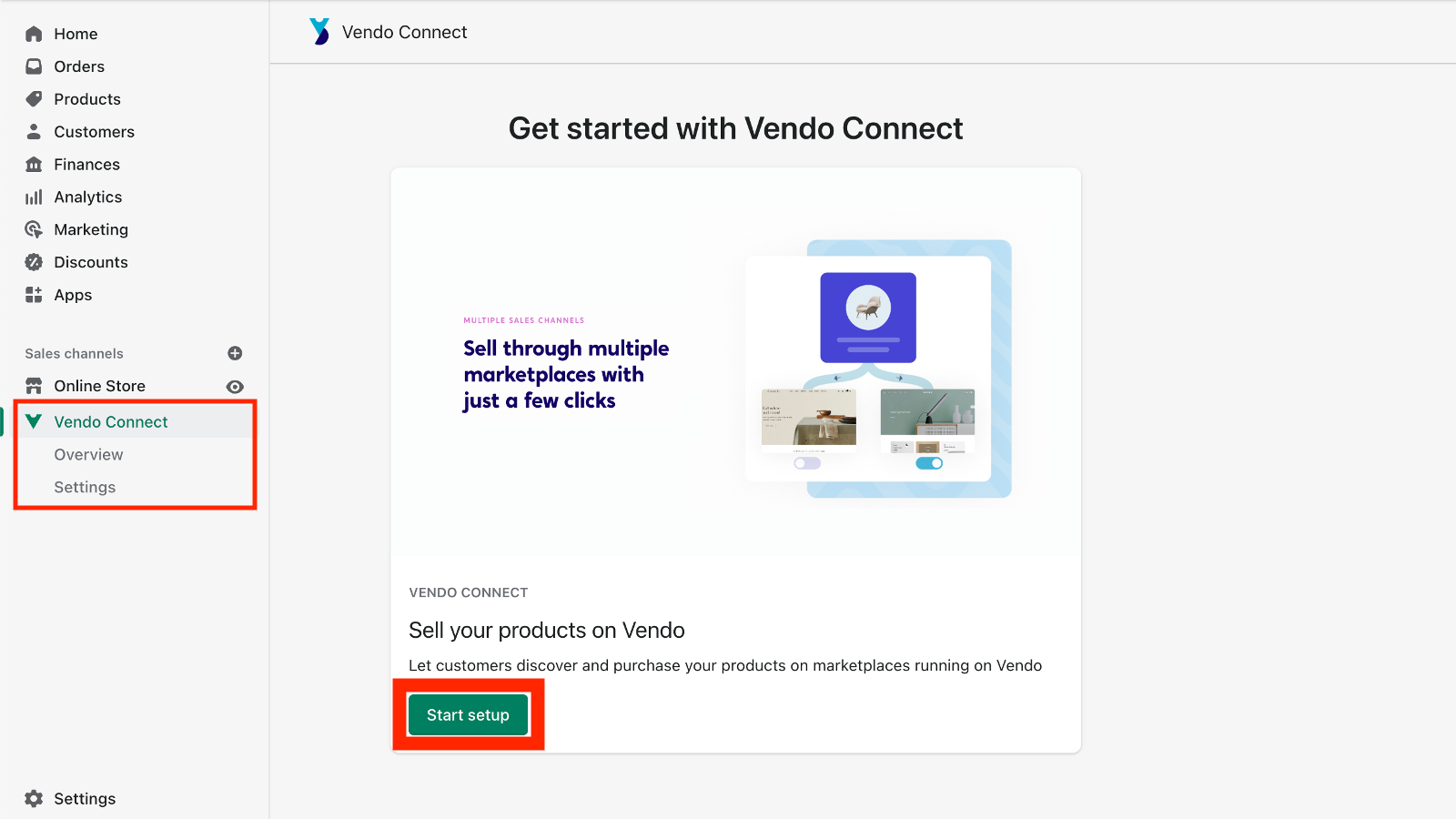 Vendo Connect is yet another sales channel for your store