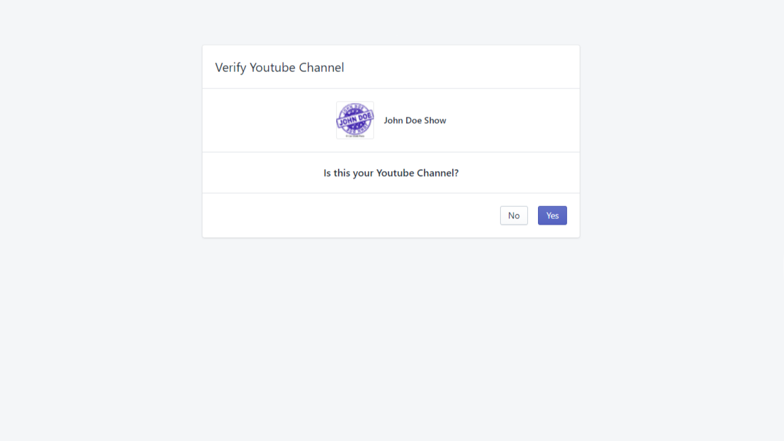 Verifying your Youtube Channel
