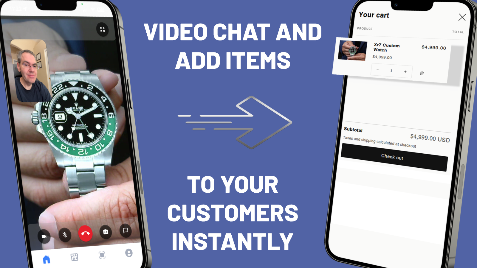 Video Chat and Add Items to Your Customers Instantly
