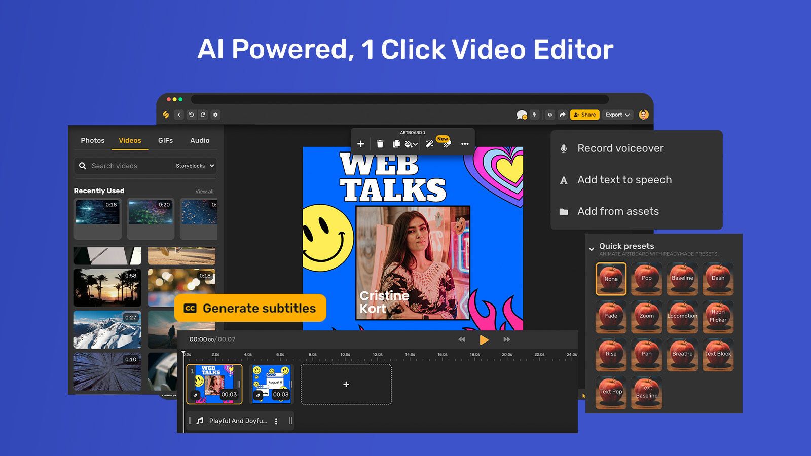 Video editing made simple with Simplified