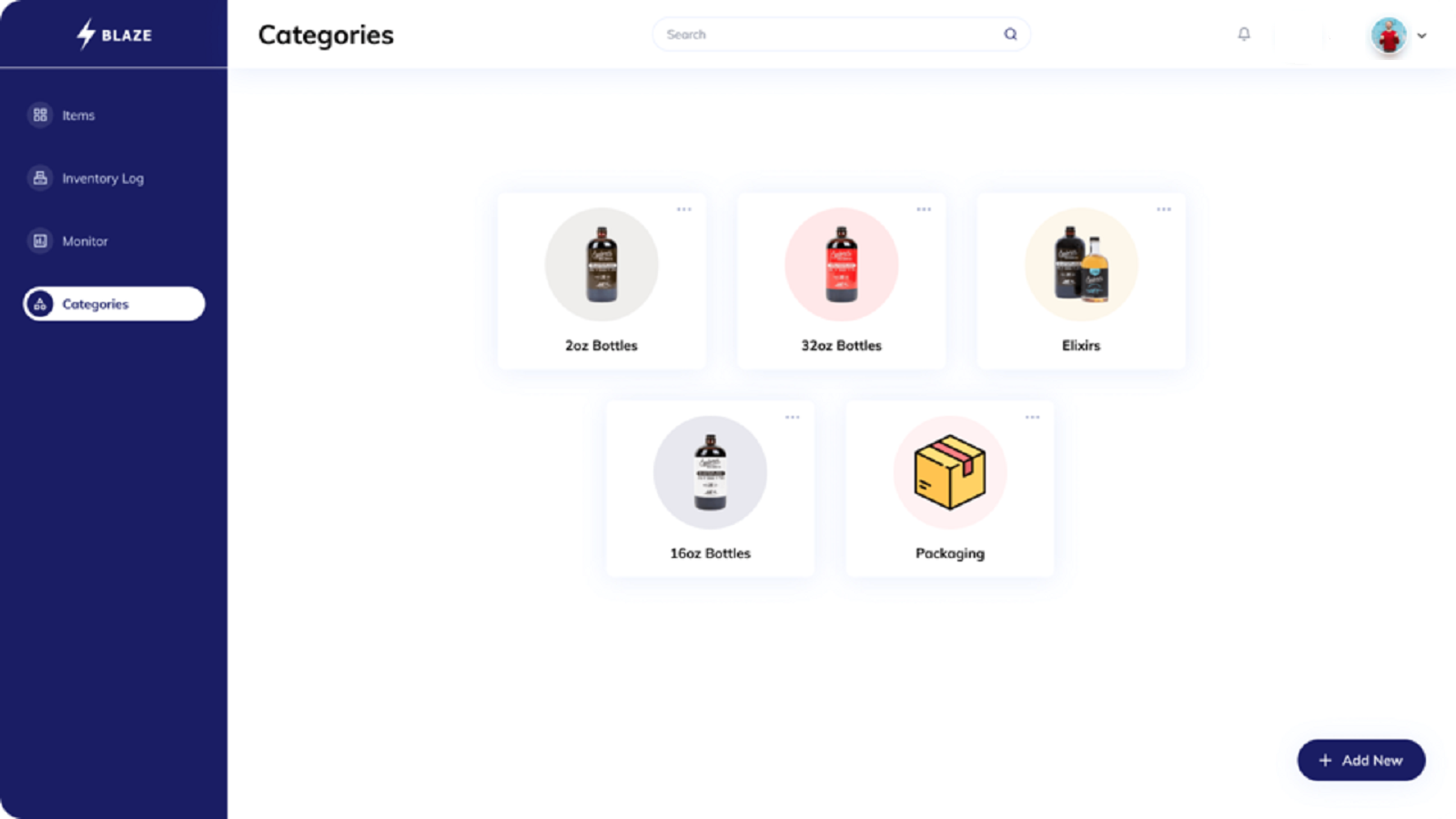 View your product categories