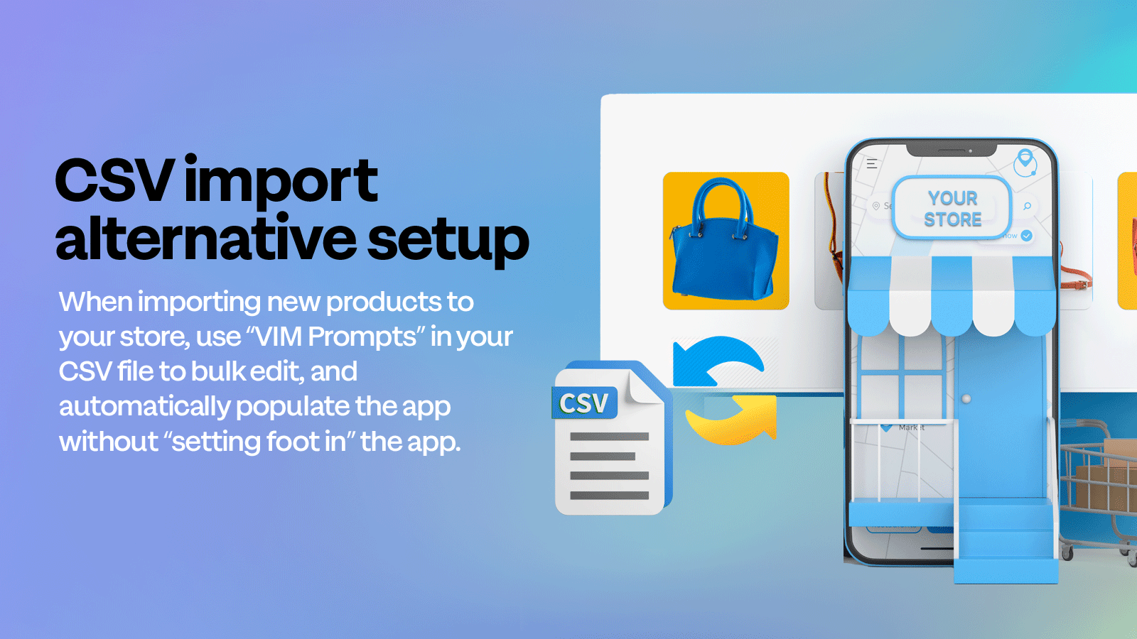 VIM CSV import set-up
