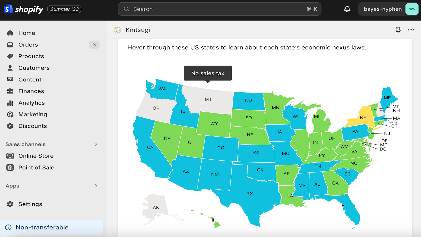 Visualization of US Economic Nexus 