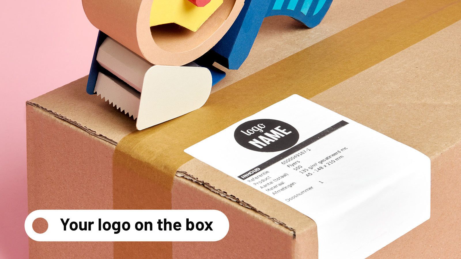 We ship white-label with your logo on the box