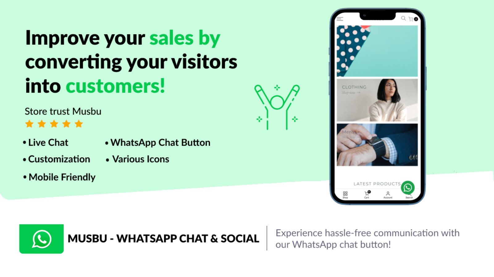 Whatsapp chat widget