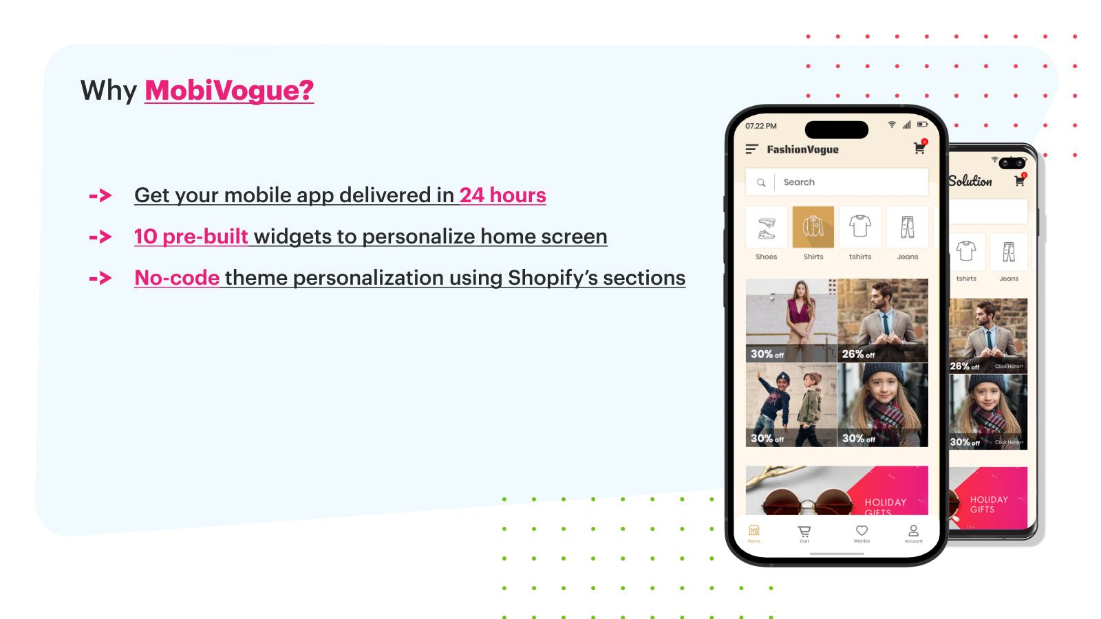 Why Mobivogue for Shopify mobile app builder?