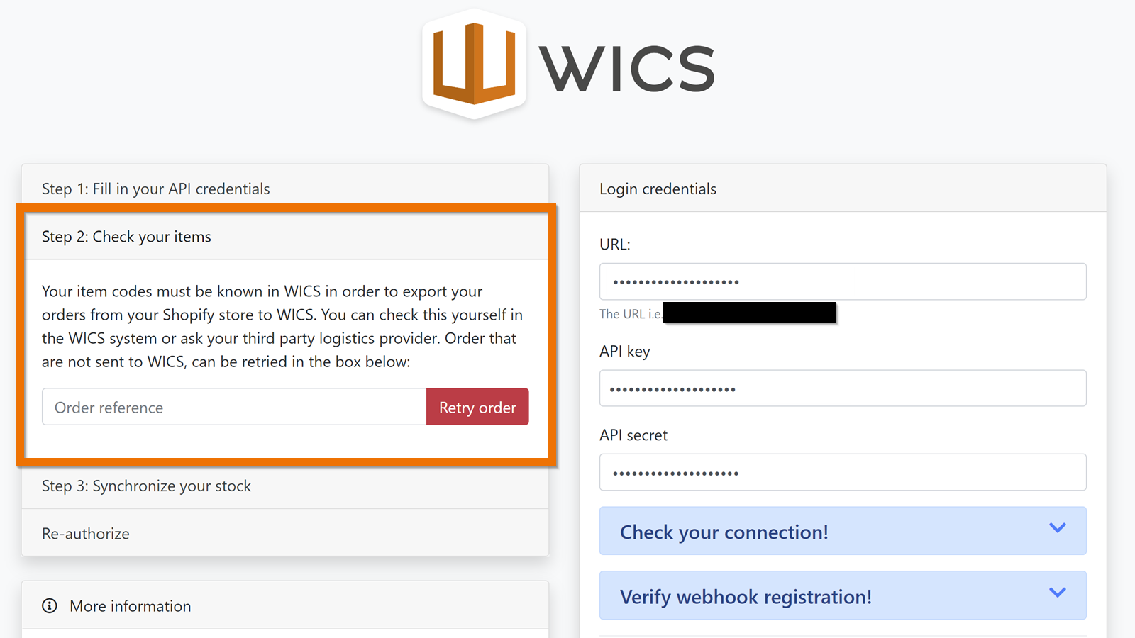 WICS Service Layer App Items
