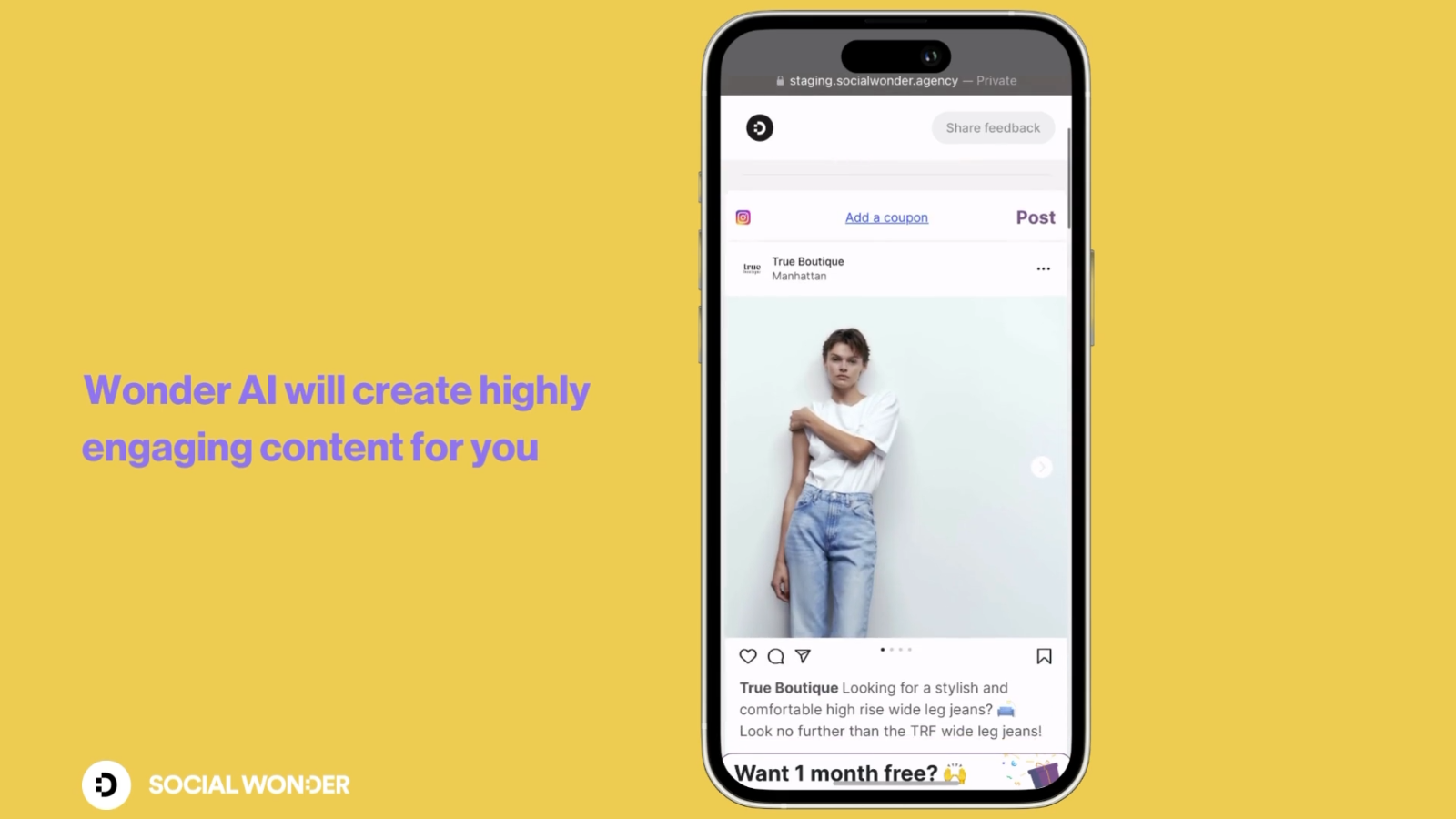Wonder AI will create highly engaging content for you
