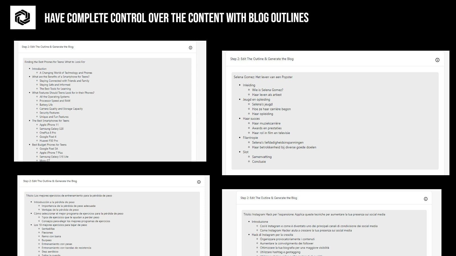 Write blog posts in any language while maintaining full control 