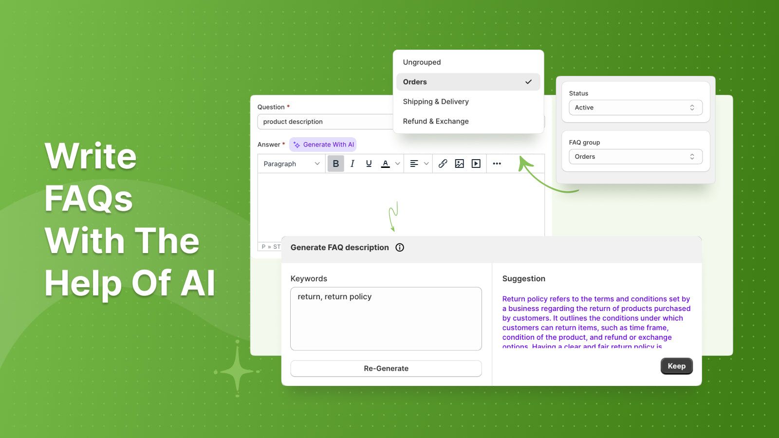 Write FAQs With The Help Of AI