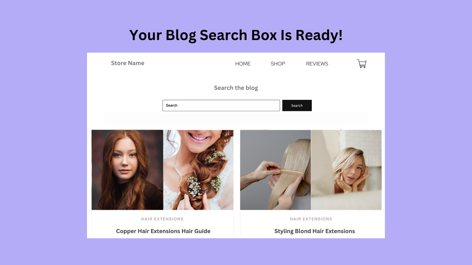 Your blog search is ready