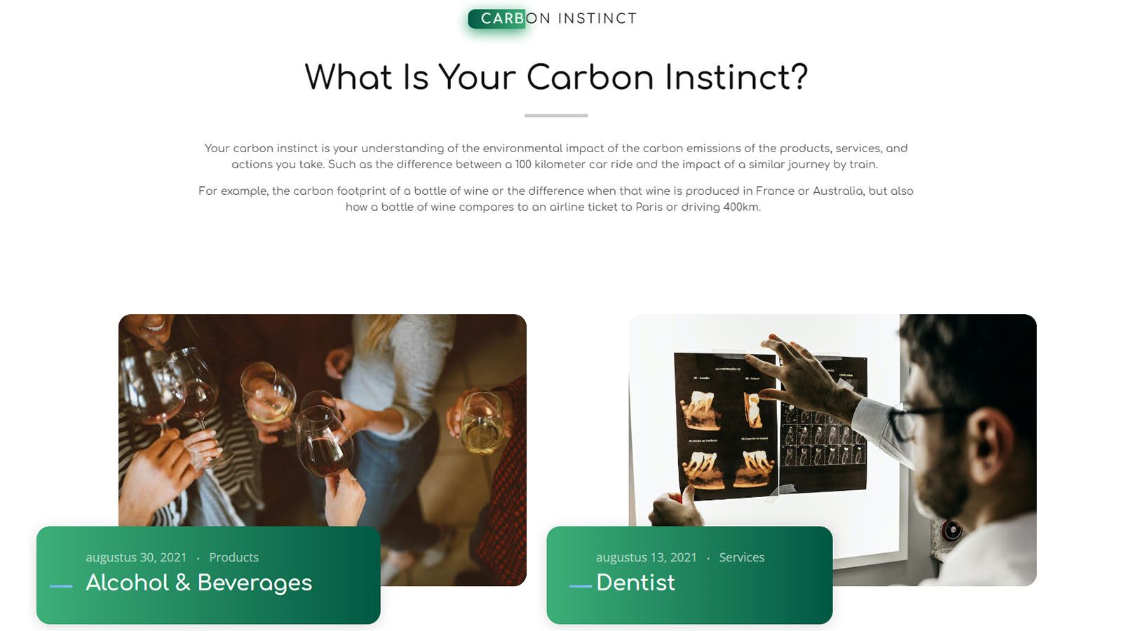 Your Carbon Instinct